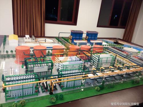 污水處理廠模型,環(huán)境工程保護(hù)模型,污水設(shè)備模型